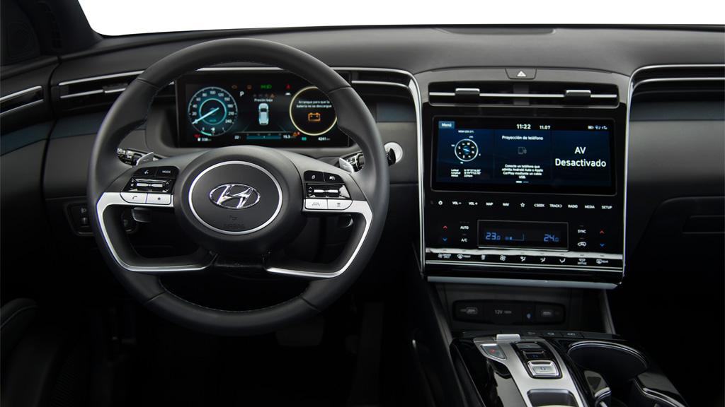 Clúster digital de Hyundai Tucson Híbrida